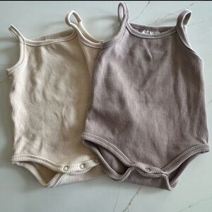Mebie baby tank bodysuit bundle 3-6m